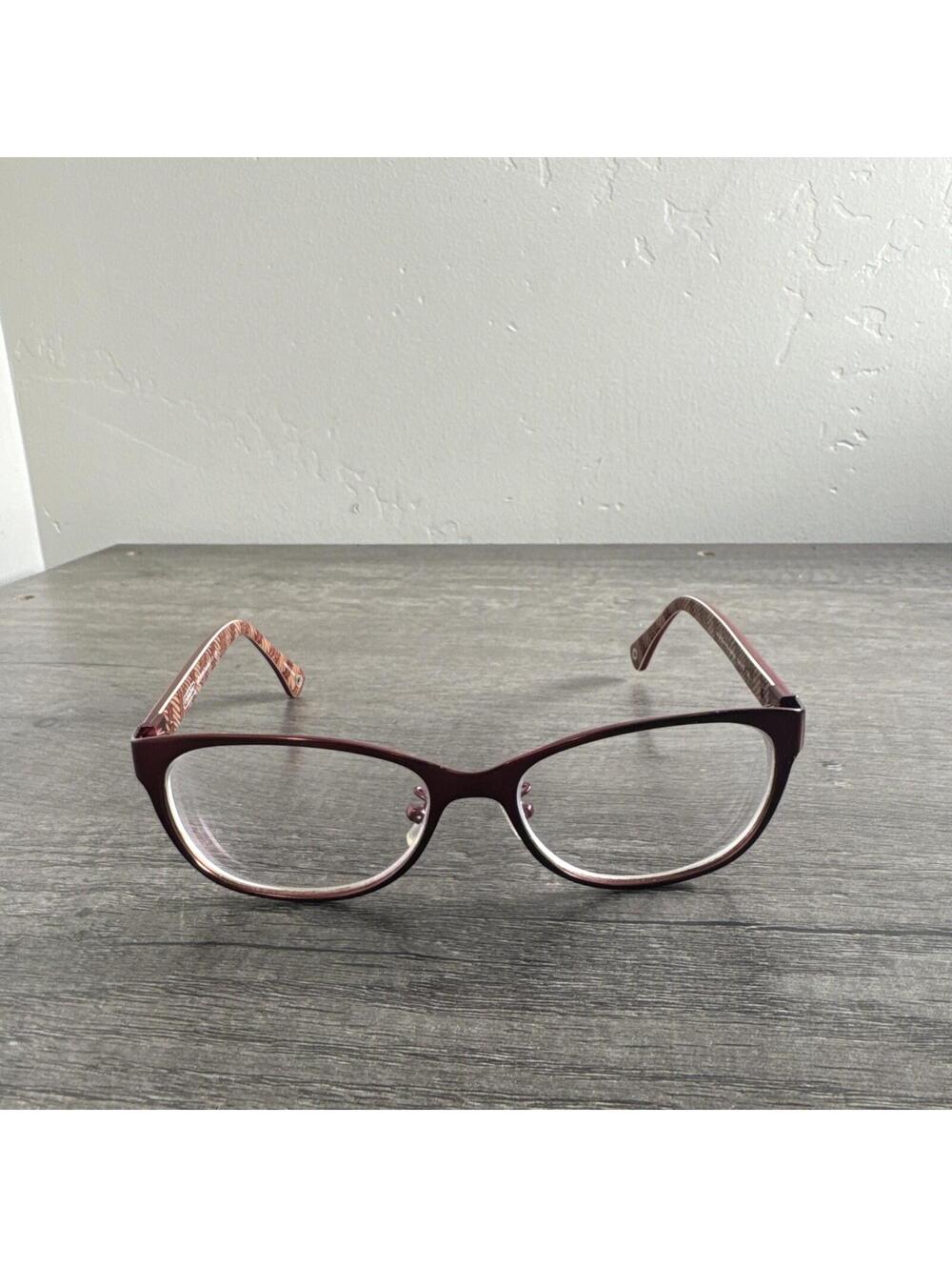 Coach Eyeglasses HC 5039 9134 Ashlyn Burgundy Plaid 51-16-135 FRAMES ONLY